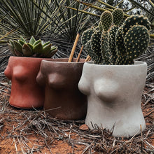 Load image into Gallery viewer, Boobie Concrete Dyed Planter