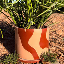 Load image into Gallery viewer, Groovy Desert Round Concrete Planter
