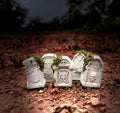 Concrete Tombstone Plant Stakes - Set of 6