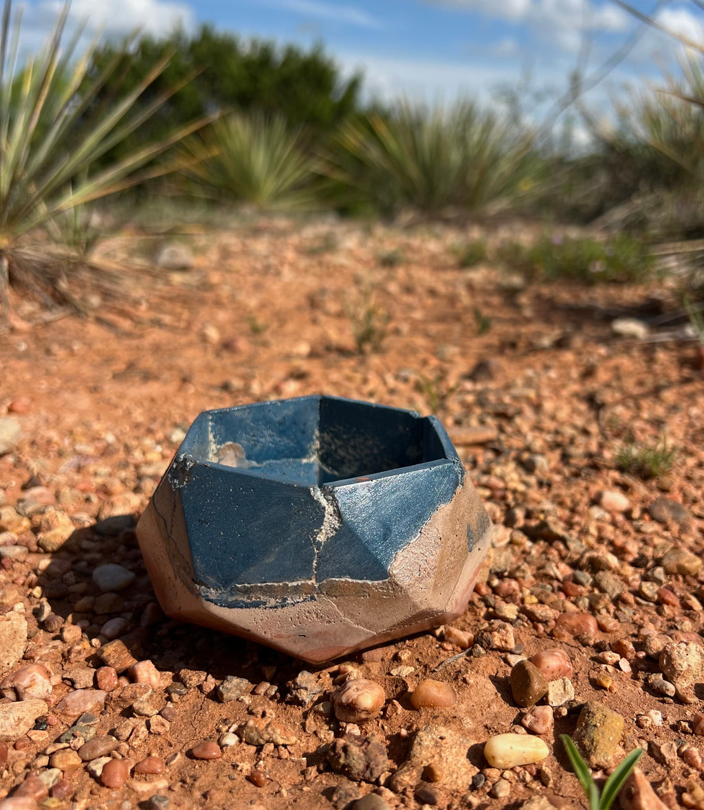 3”x2” Hexagon Concrete Planter