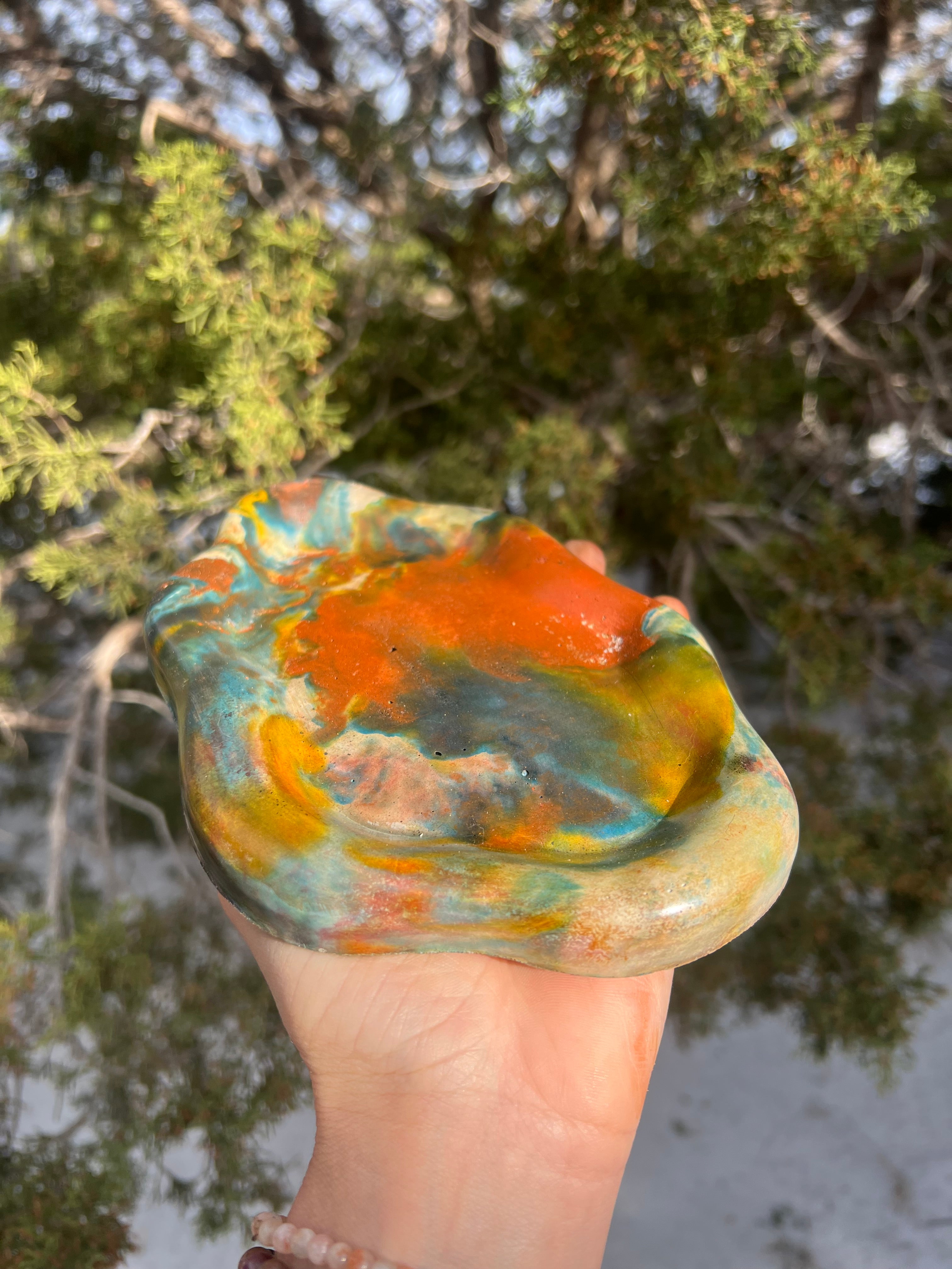 Earth Groove Concrete Tray