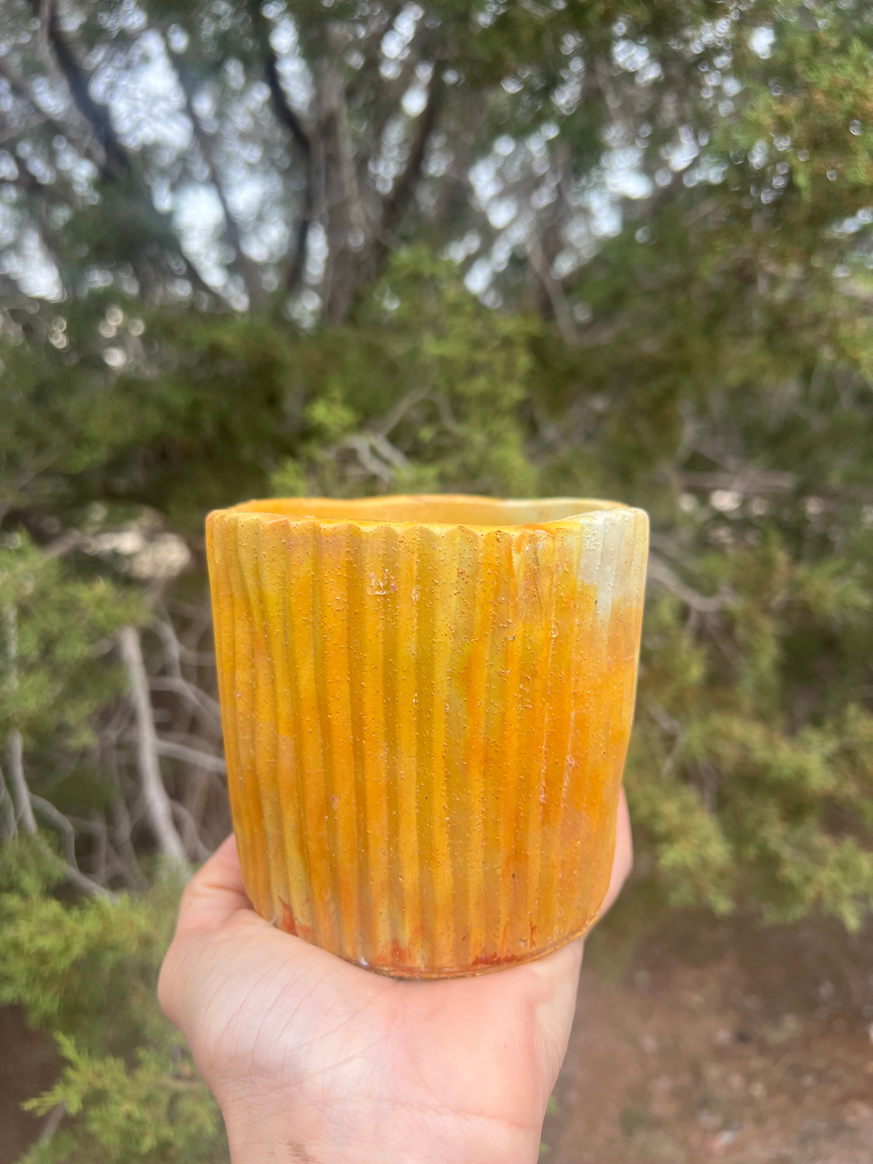 4” Sunny Side Turtleneck Concrete Planter