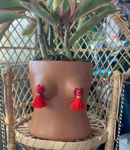 Boobie Tassel Concrete Planter