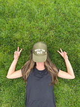Load image into Gallery viewer, Weed Em&#39; Out Trucker Hat
