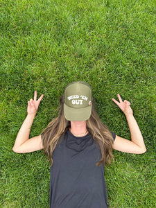Weed Em' Out Trucker Hat