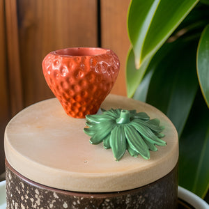 Strawberry Concrete Jar