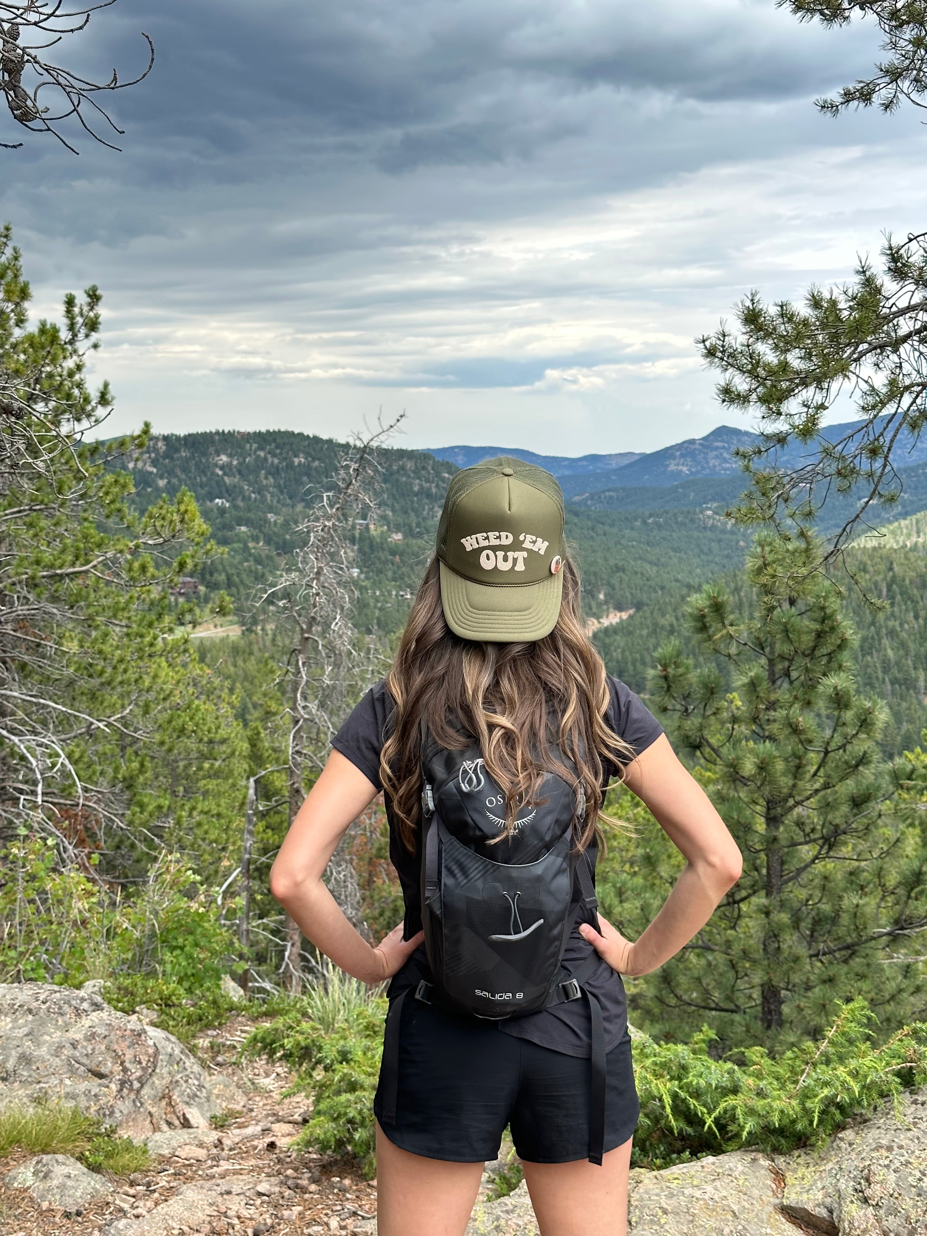Weed Em' Out Trucker Hat