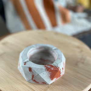 Marbled Concrete Ashtray | Wholesale