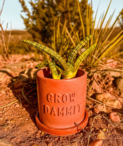 Grow Dammit Concrete Planter | Wholesale