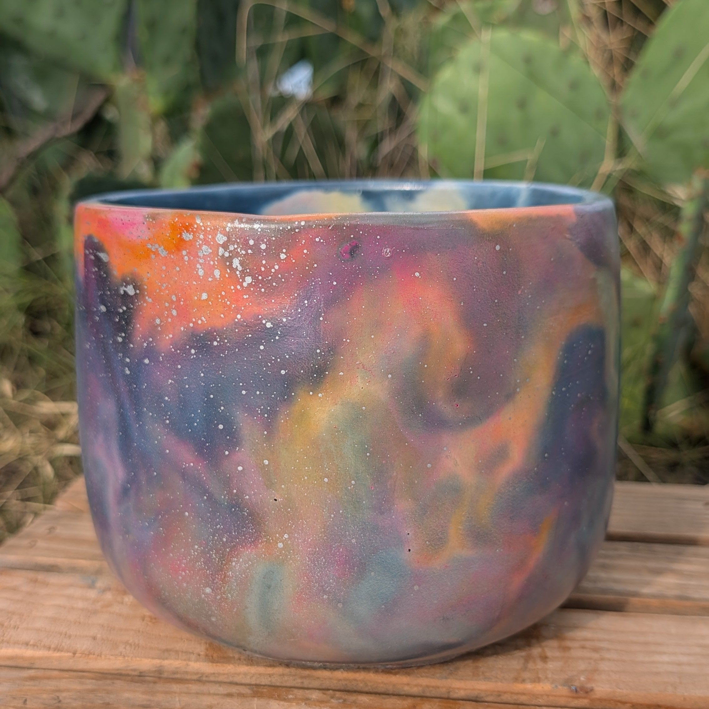 6” Nebula Round Concrete Pot