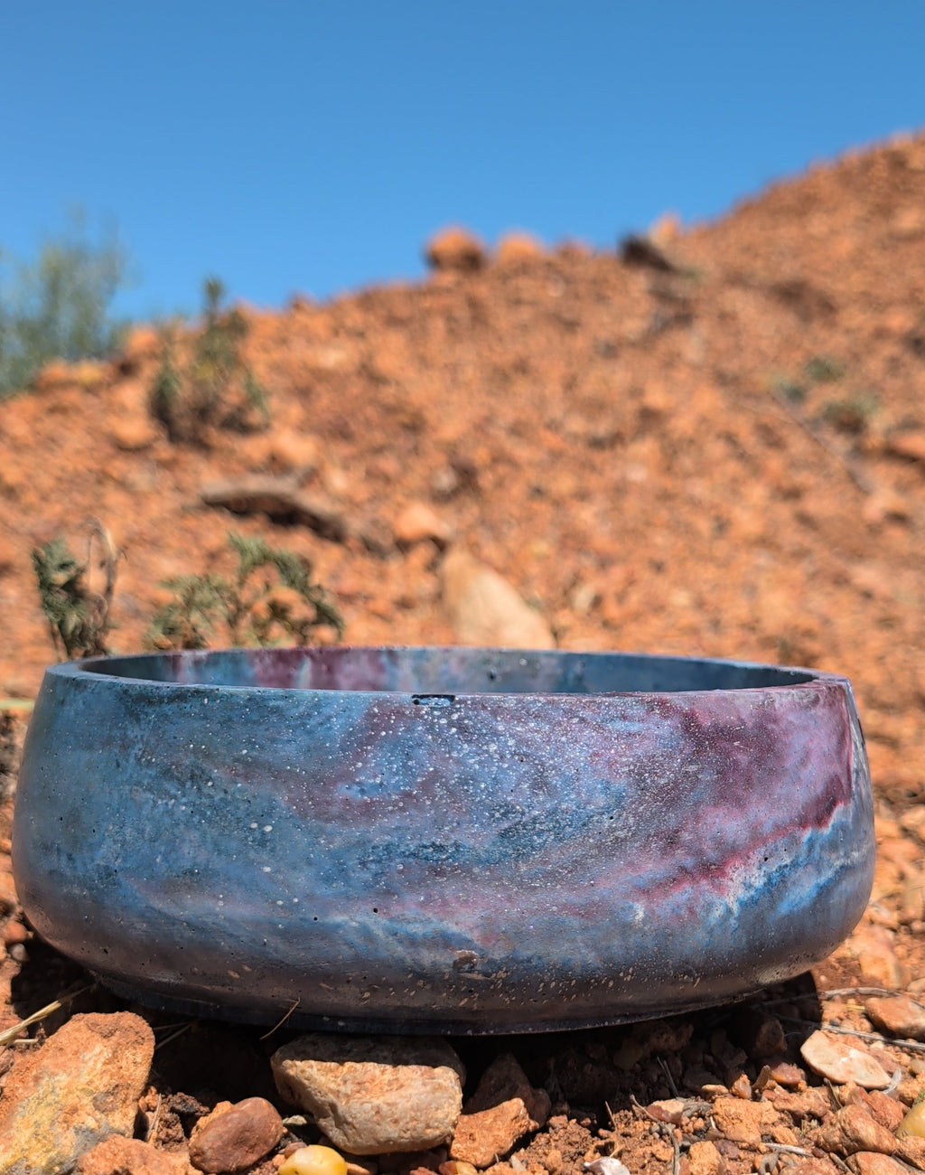 7” Galaxy Concrete Bowl