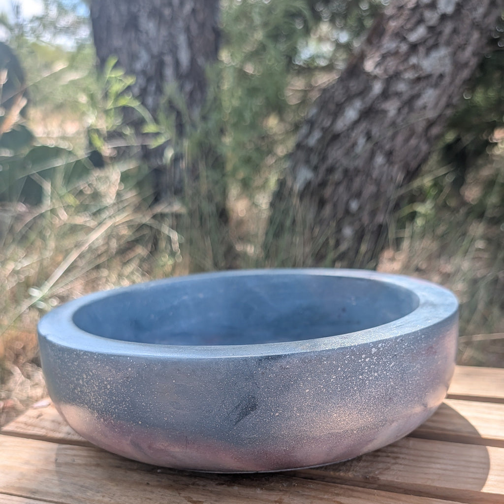 9” Galaxy Concrete Bowl