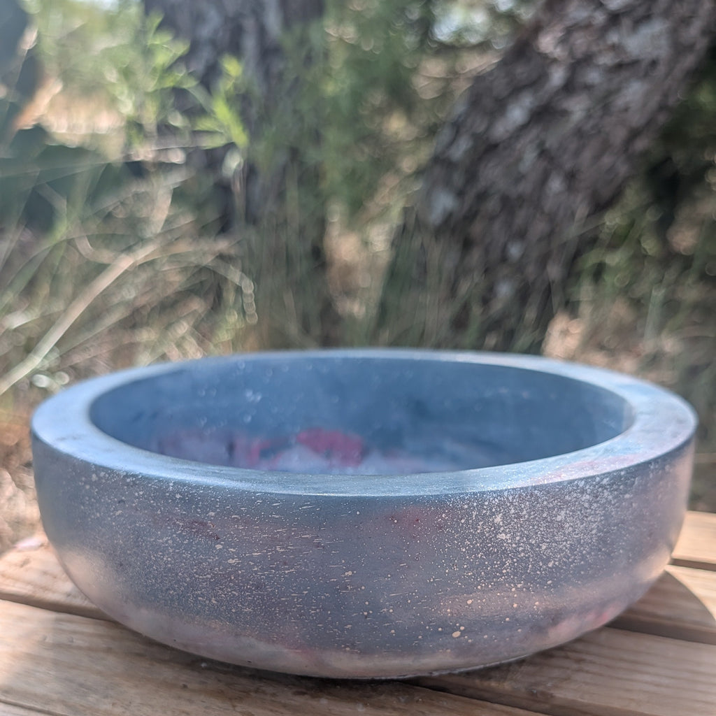9” Galaxy Concrete Bowl
