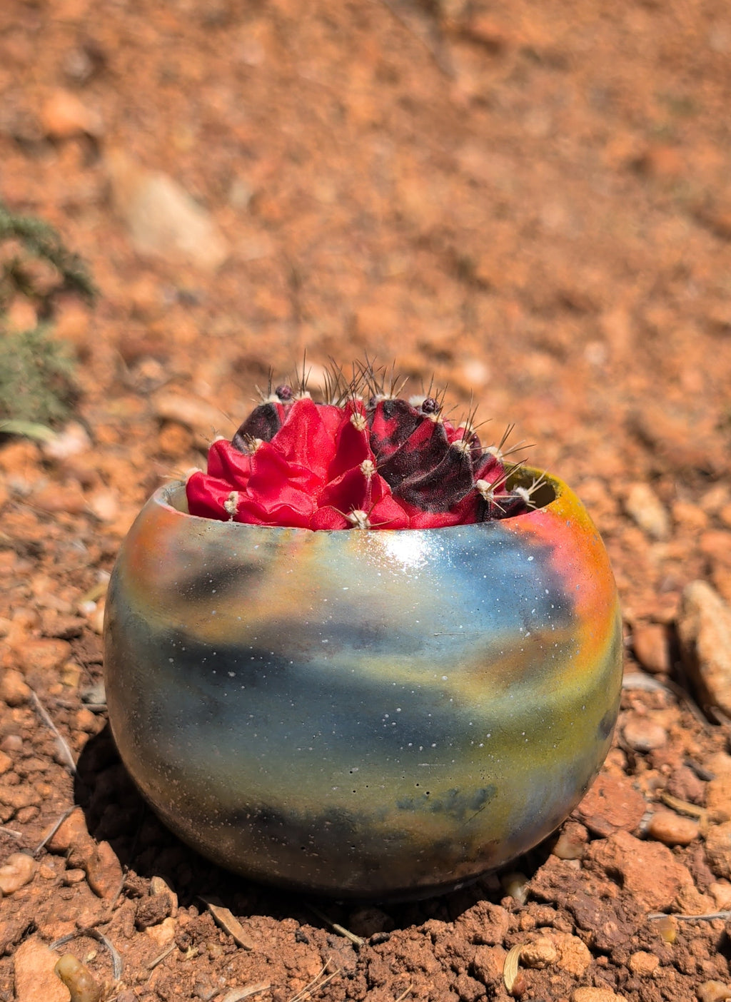 3” Nebula Globe Concrete Pot