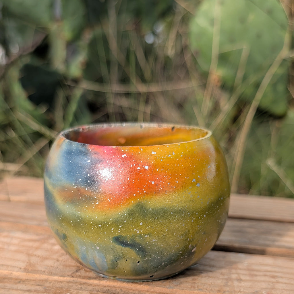 3” Nebula Globe Concrete Pot