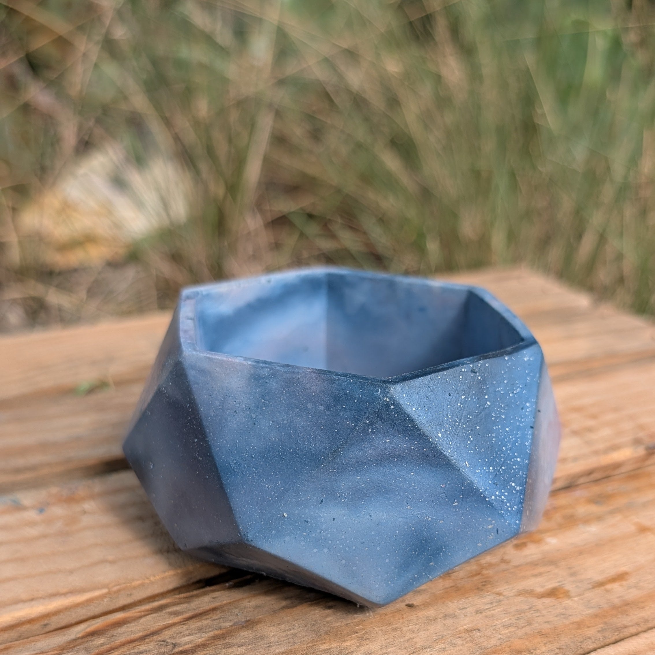 3”x2” Galaxy Hexagon Concrete Planter