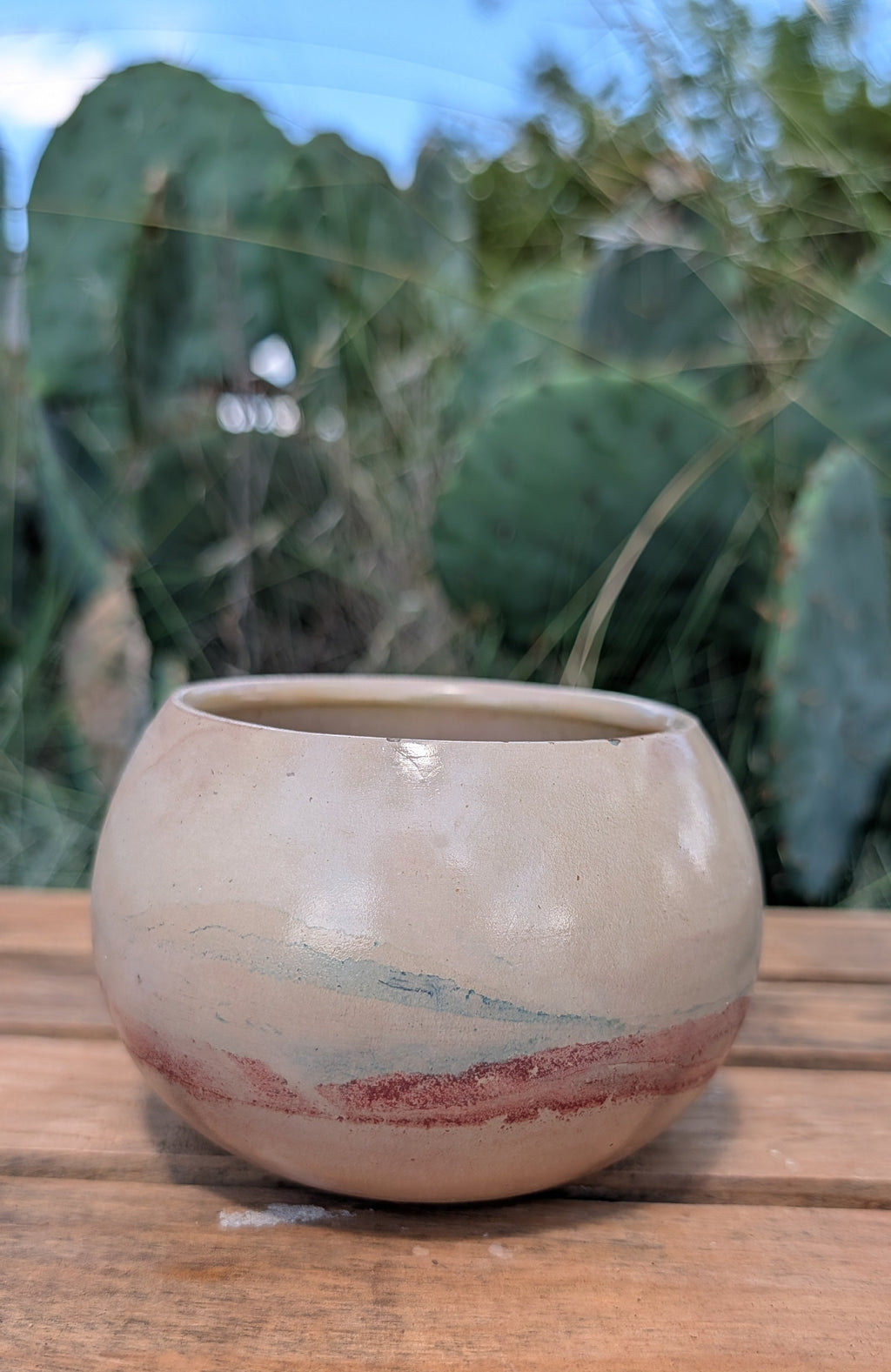 3.25” Terra Landing Concrete Globe Planter