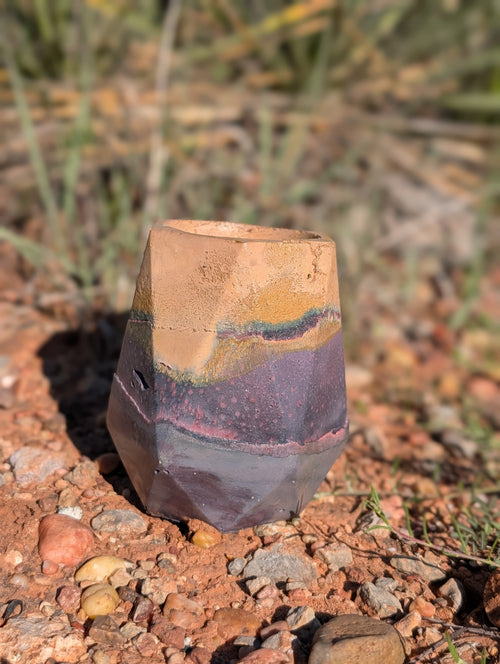 3" Purple Sands Concrete Vase
