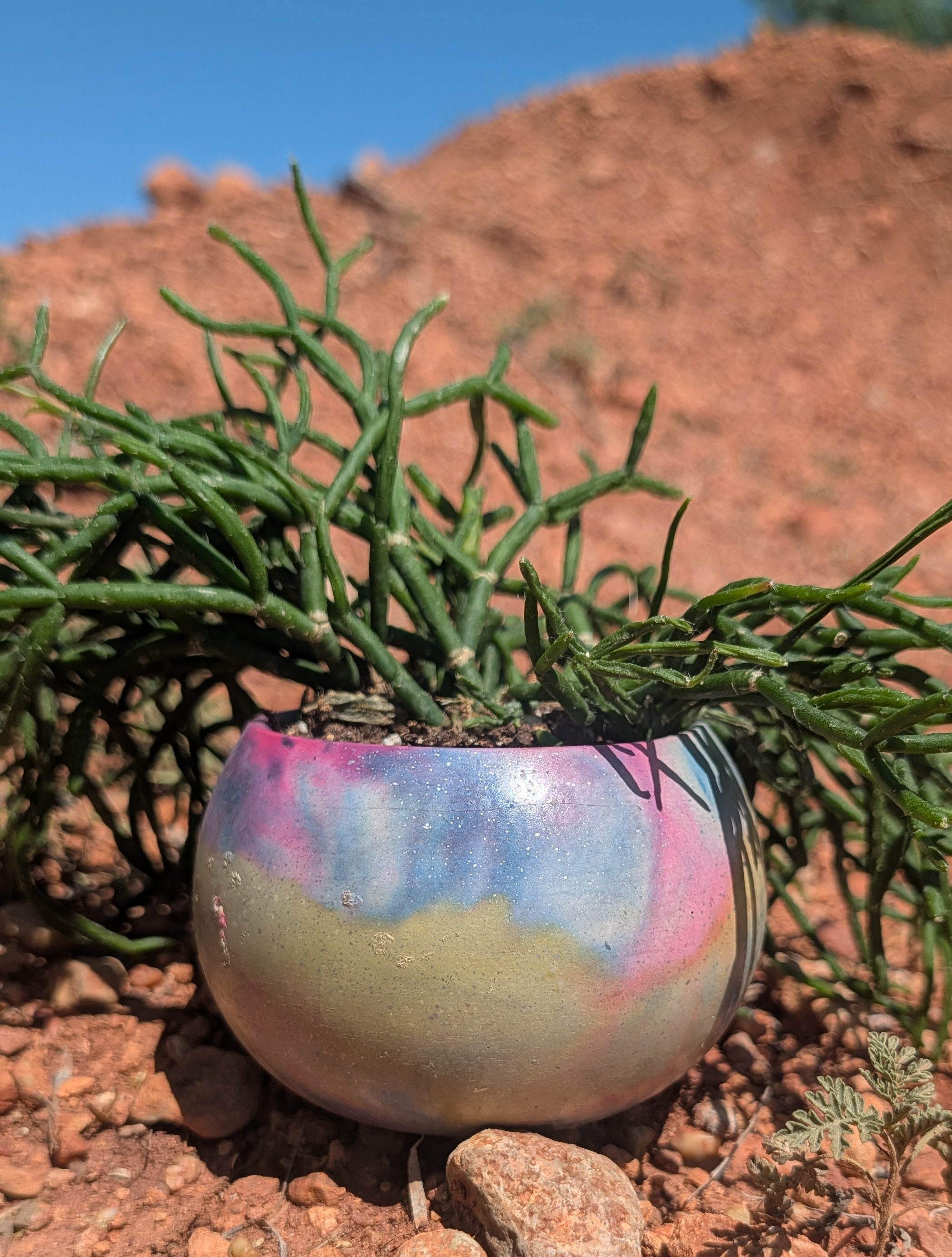 3.25” Nebula Globe Concrete Pot