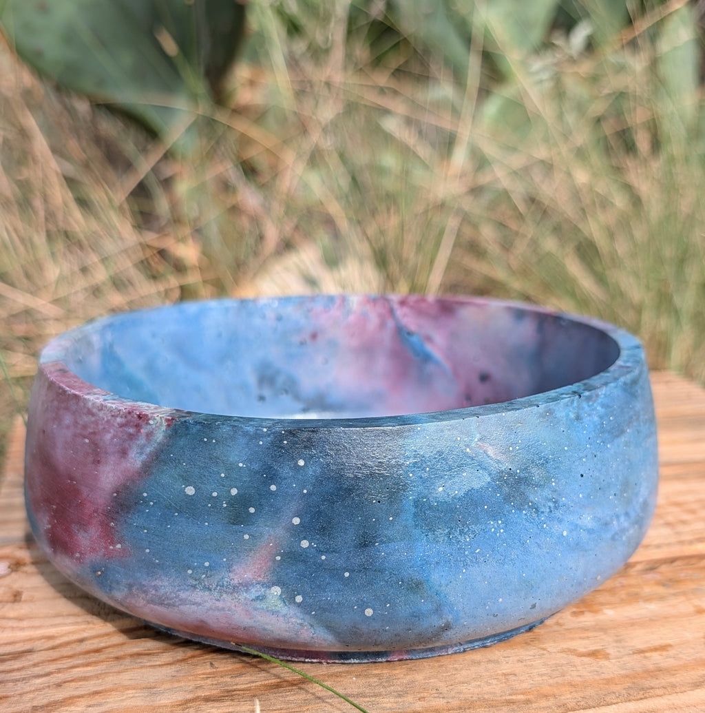 7” Galaxy Concrete Bowl