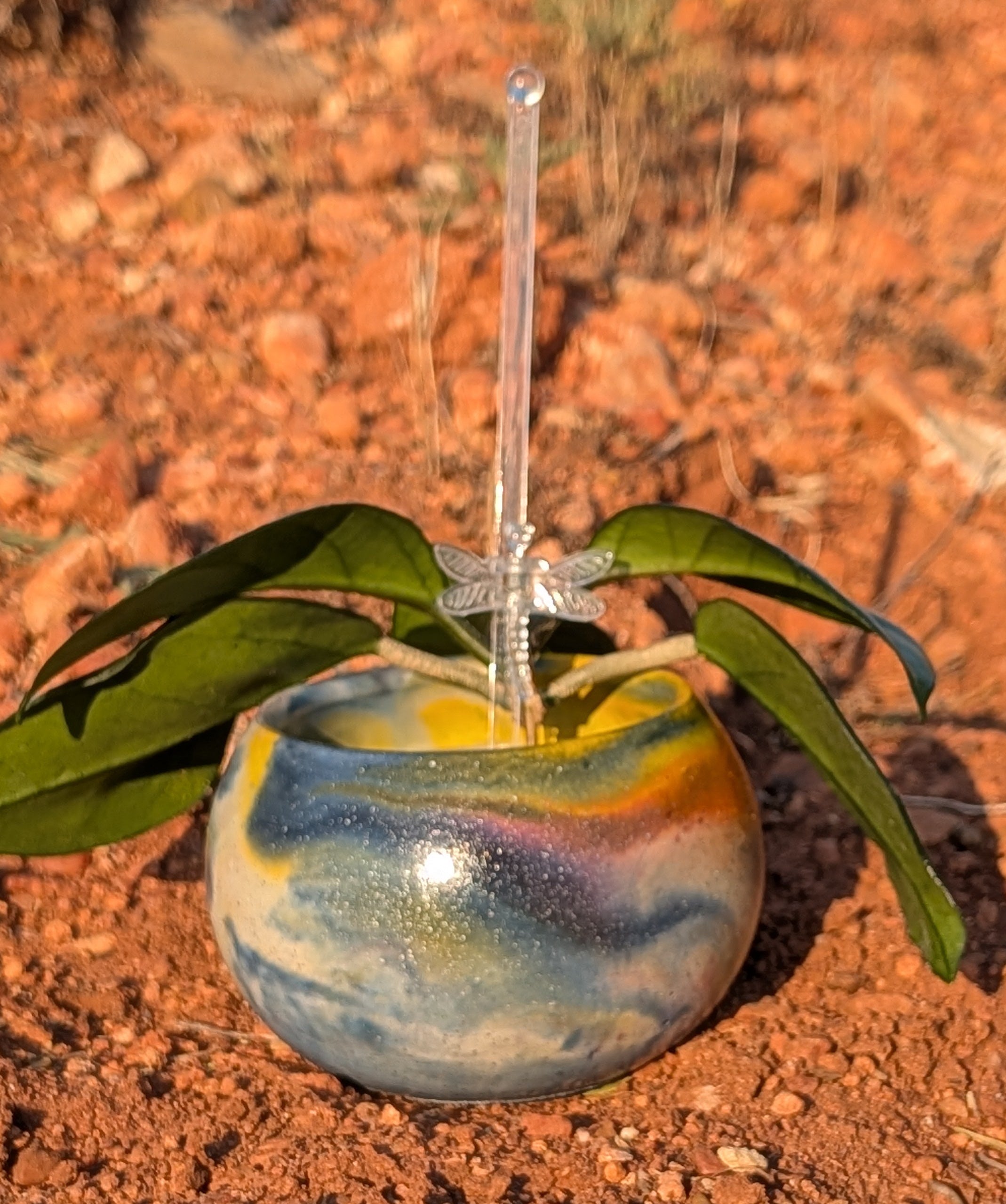 3.25” Nebula Globe Concrete Pot
