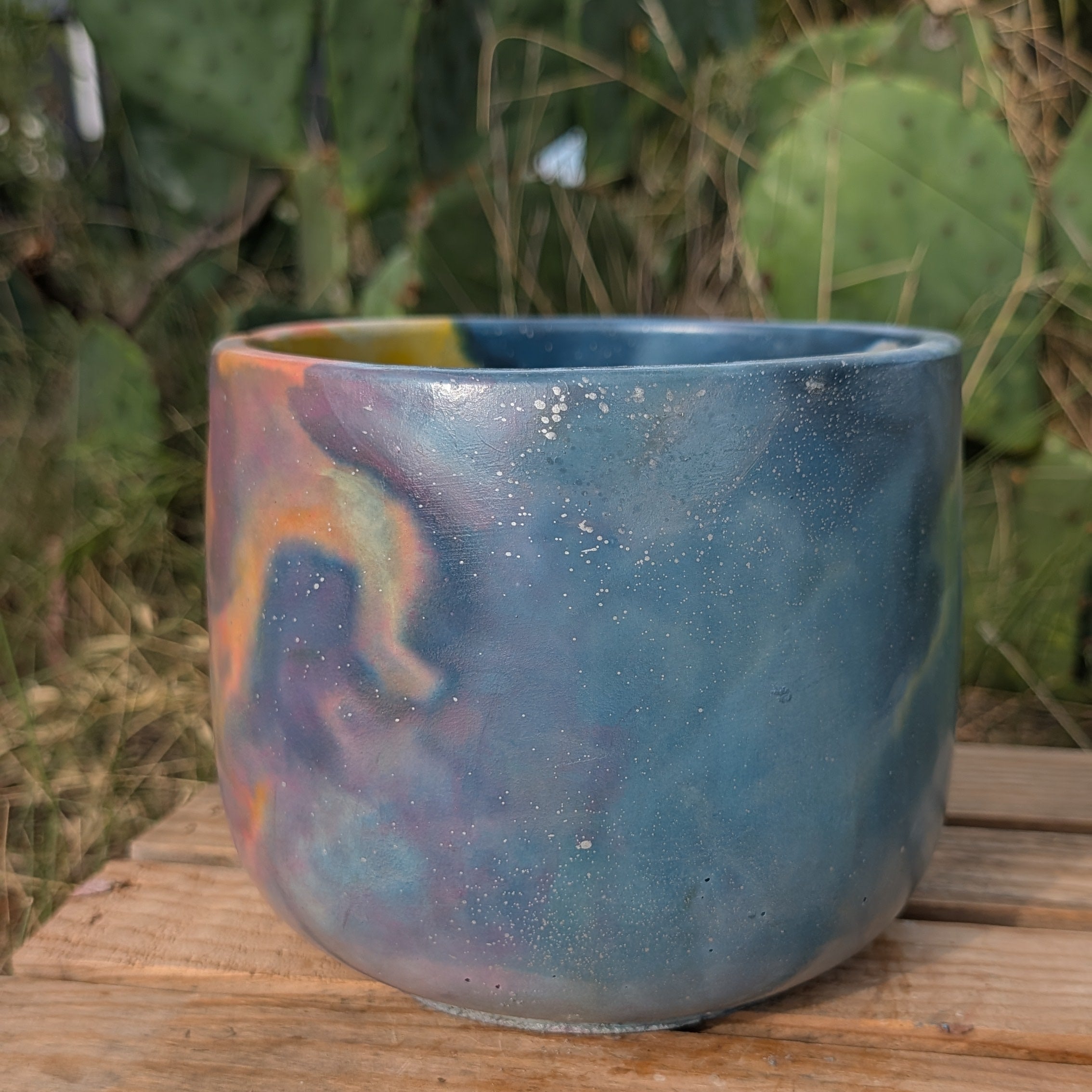 6” Nebula Round Concrete Pot