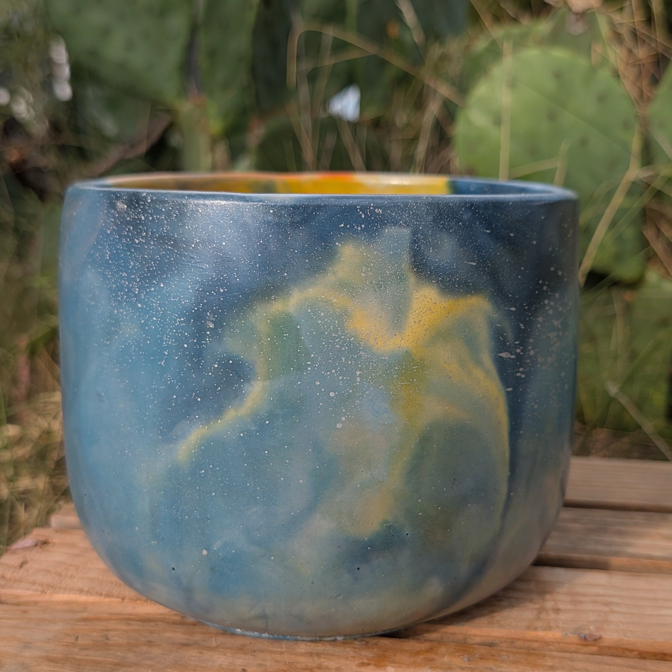 6” Nebula Round Concrete Pot