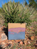 4” Purple Sands Square Concrete Planter