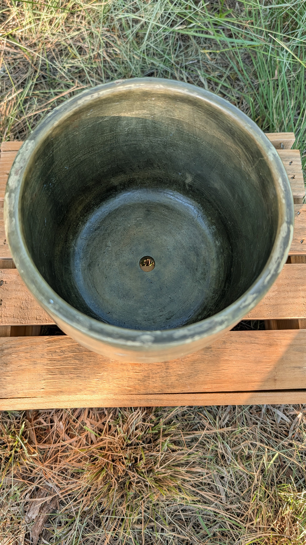 6” Terra Landing Round Concrete Planter