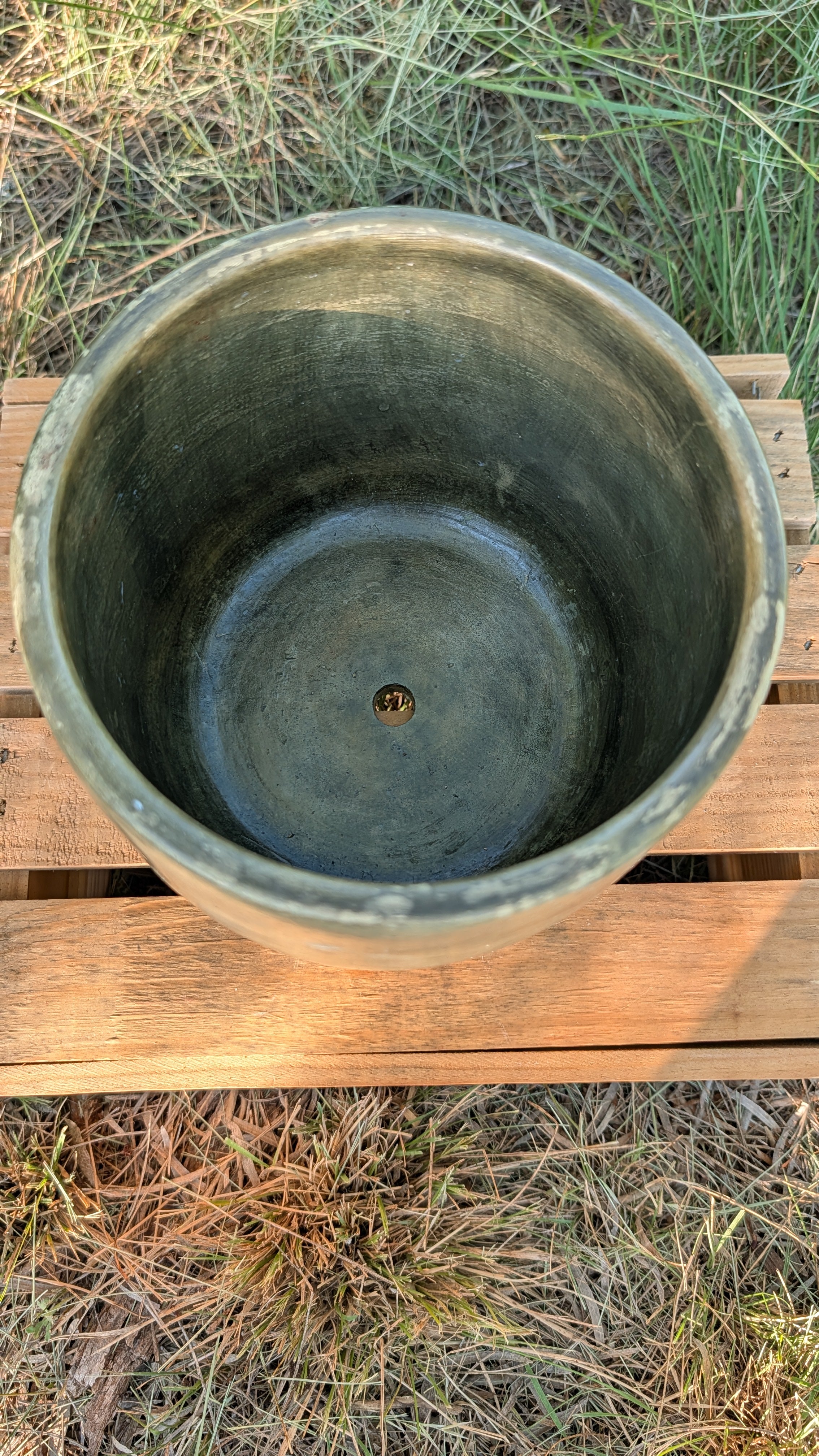 6” Terra Landing Round Concrete Planter
