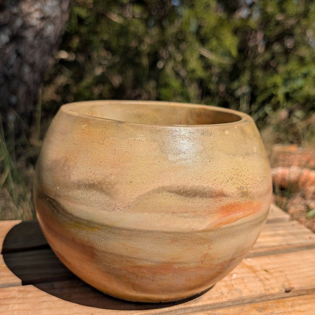 5.5” Jupiter Concrete Globe Pot