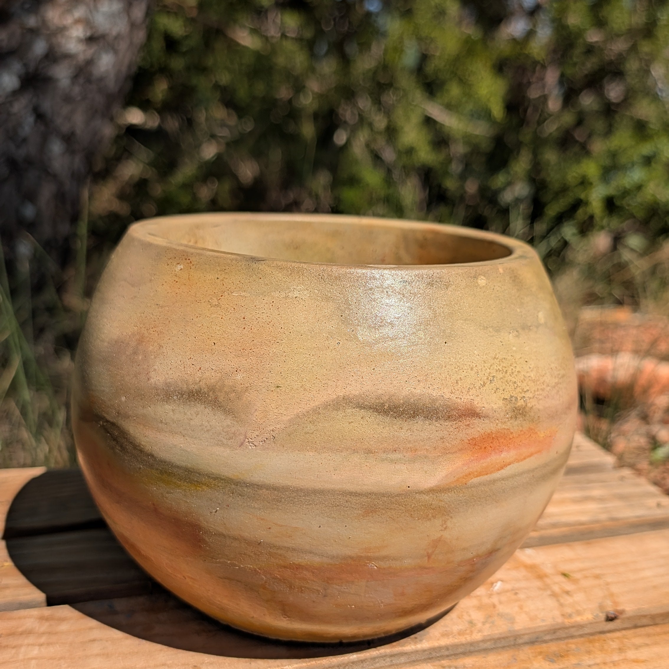 5.5” Jupiter Concrete Globe Pot