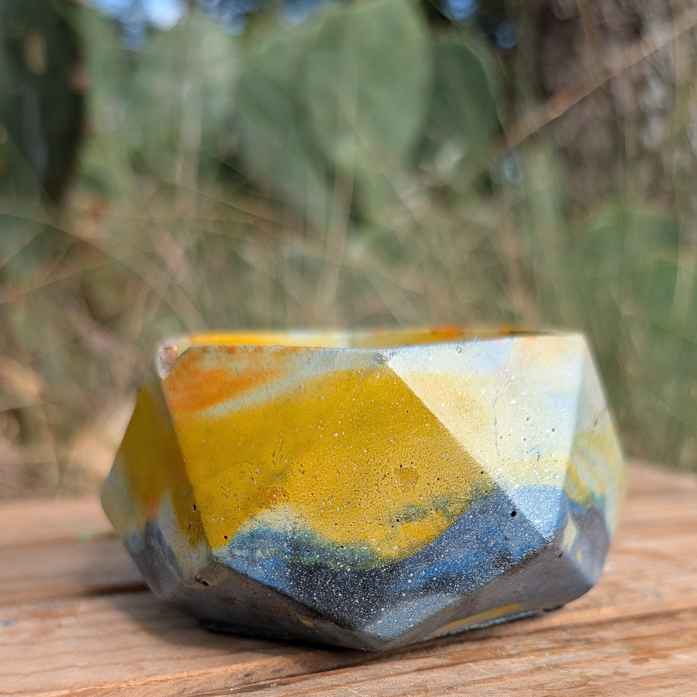 3”x2” Nebula Hexagon Concrete Planter