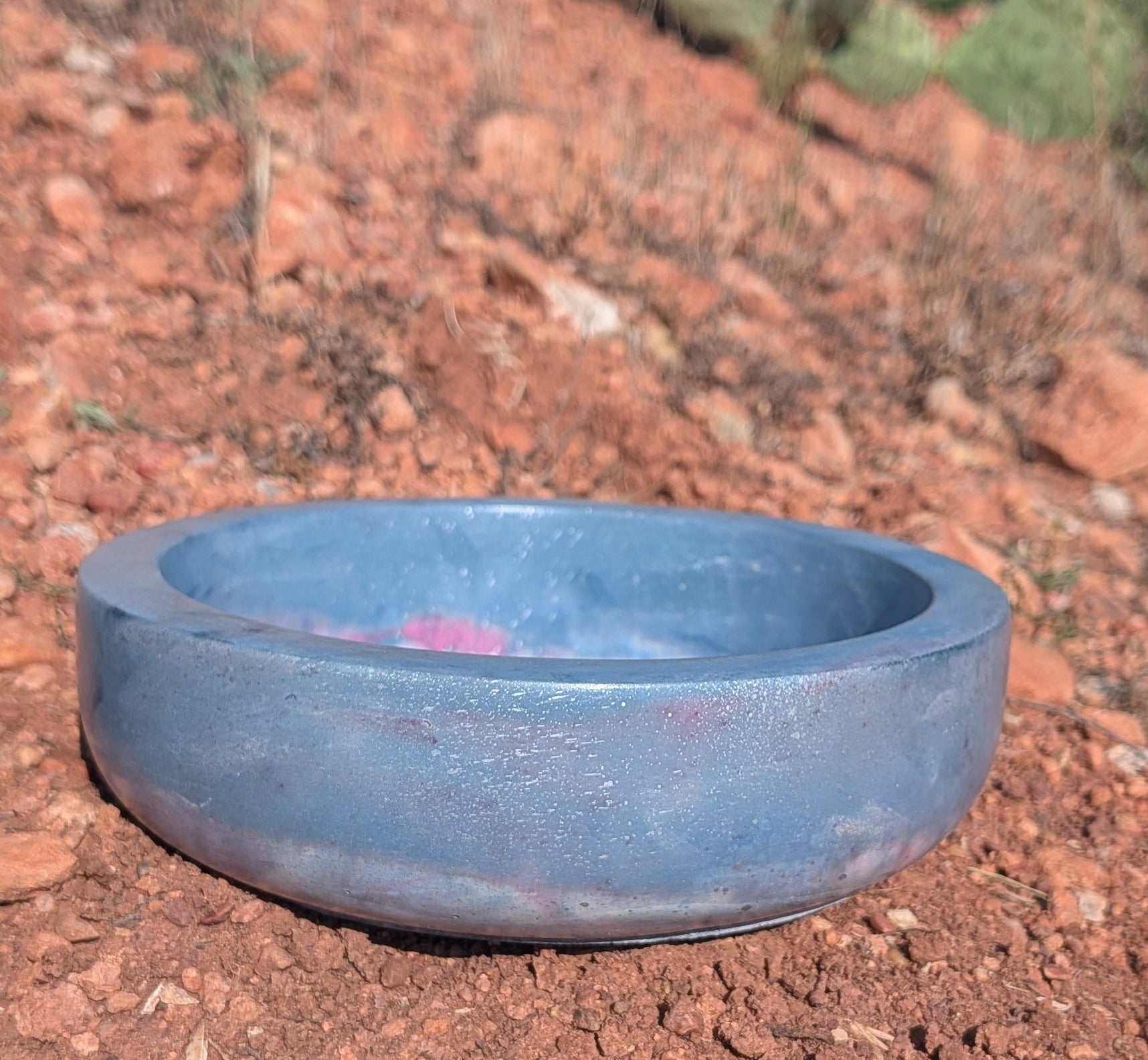 9” Galaxy Concrete Bowl
