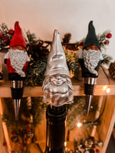 Load image into Gallery viewer, Mr. &amp; Mrs Claus Gnome Wine Stopper
