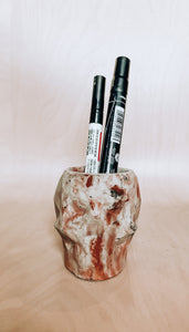 Marbled Cement Skull