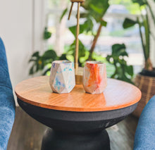 Load image into Gallery viewer, ROYGBIV Geometric Concrete Vase
