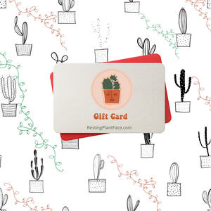 Resting Plant Face Gift Card