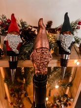 Load image into Gallery viewer, Mr. &amp; Mrs Claus Gnome Wine Stopper
