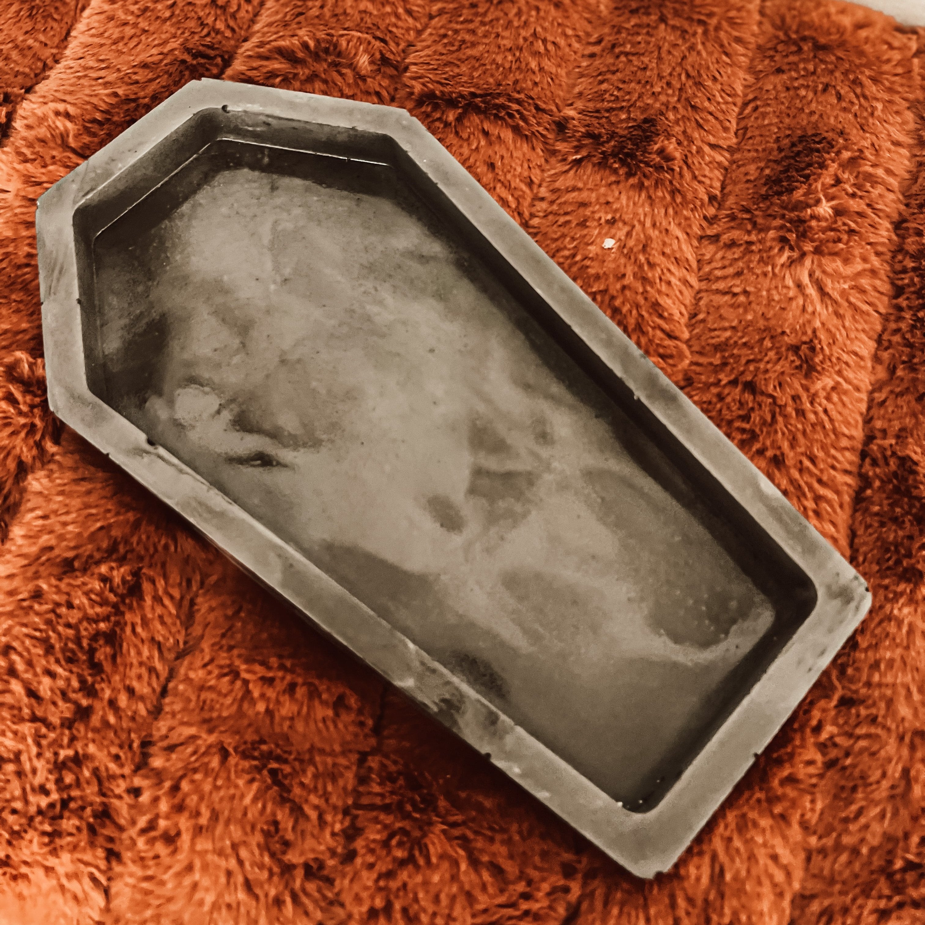 Coffin Concrete Tray